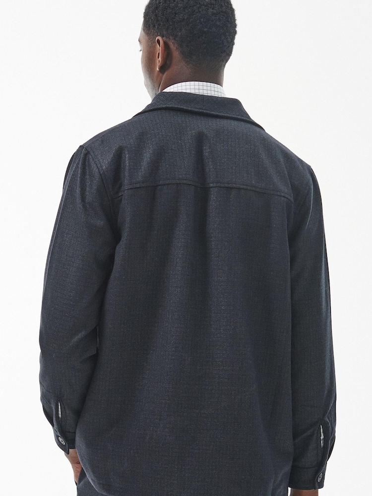 Barbour® Charcoal Grey Stonefort Overshirt - Image 2 of 9 Barbour® Charcoal Grey Stonefort Overshirt - Image 2 of 9