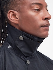 Barbour® Navy 40th Anniversary Beaufort Waxed Jacket - Image 5 of 12
