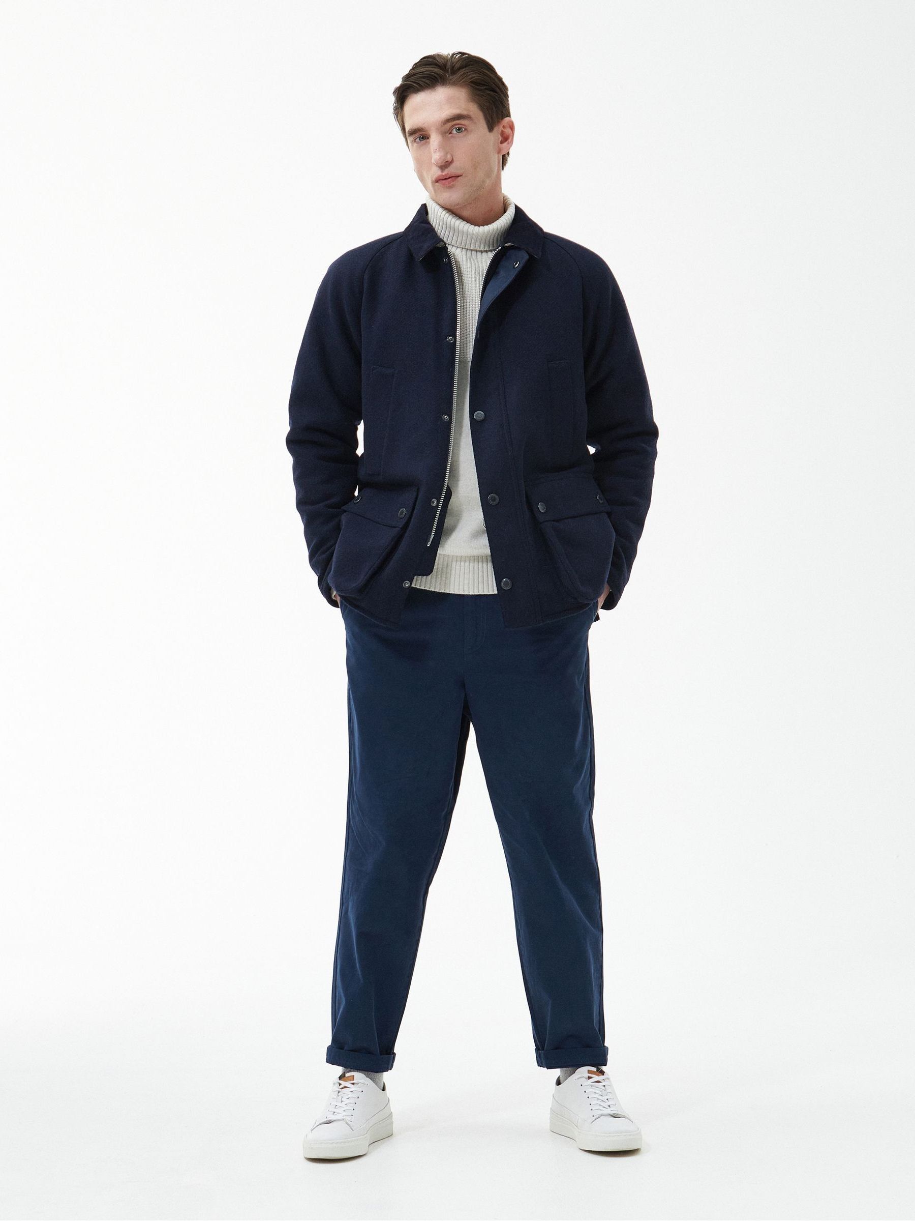 ★お求めやすく価格改定★ Buy Barbour® Germany Next from Jacket Wool Bedale Navy ジャケット・アウター