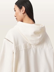 AllSaints White Ciara Hoodie - Image 7 of 8