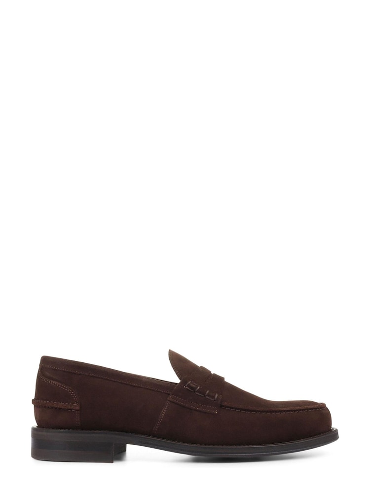 Jones Bootmaker Chorleywood Brown Leather Penny Loafers - Image 1 of 5