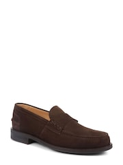 Jones Bootmaker Chorleywood Brown Leather Penny Loafers - Image 2 of 5