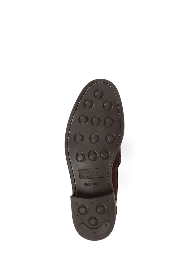 Jones Bootmaker Chorleywood Brown Leather Penny Loafers - Image 5 of 5