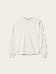 AllSaints White Asher Crew Sweat Top - Image 6 of 6