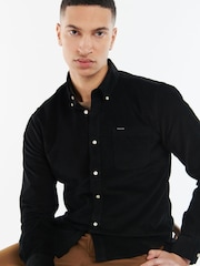Barbour® Black Ramsey Cord Long Sleeve Shirt - Image 1 of 4
