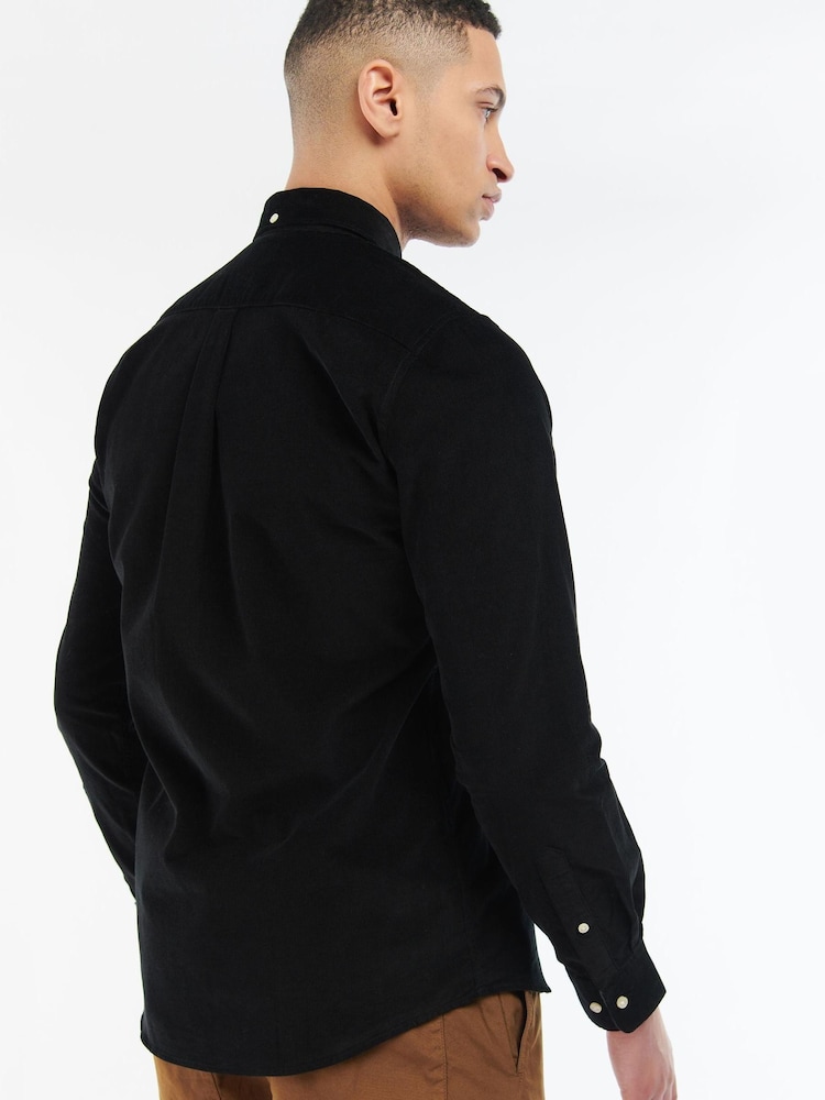 Barbour® Black Ramsey Cord Long Sleeve Shirt - Image 2 of 4
