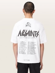 AllSaints White Chromium Short Sleeve Crew Neck T-Shirt - Image 5 of 6