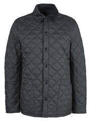 Barbour® Charcoal Grey Heritage Liddesdale Slim Fit Quilted Jacket - Image 5 of 6