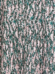 Oliver Bonas Pink Brushmark Print Plisse Swing Blouse - Image 8 of 8