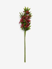 Set of 3 Red Artificial Berry Stems - Image 2 of 3