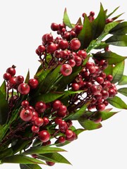 Set of 3 Red Artificial Berry Stems - Image 3 of 3