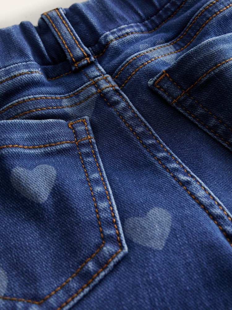 Boden Blue Adventure-flex Denim Heart Leggings - Image 3 of 3