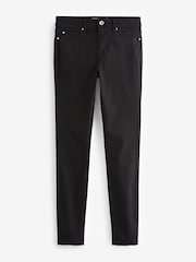 Black Power Stretch Denim Leggings - Image 1 of 2