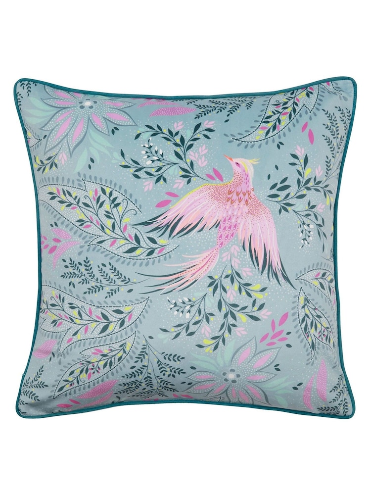 Sara Miller Bird of Paradise Cushion - Image 4 of 5