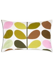 Orla Kiely Set of 2 Green Multi Stem 100% Cotton Pillowcases - Image 1 of 2