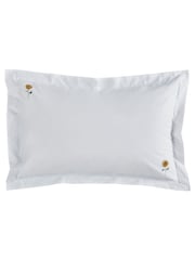 Sophie Allport Set of 2 White Sunflowers 100% Cotton Pillowcases - Image 2 of 3