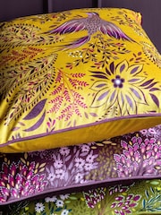 Sara Miller Yellow Bird of Paradise Cushion - Image 3 of 5
