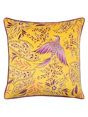 Sara Miller Yellow Bird of Paradise Cushion - Image 4 of 5