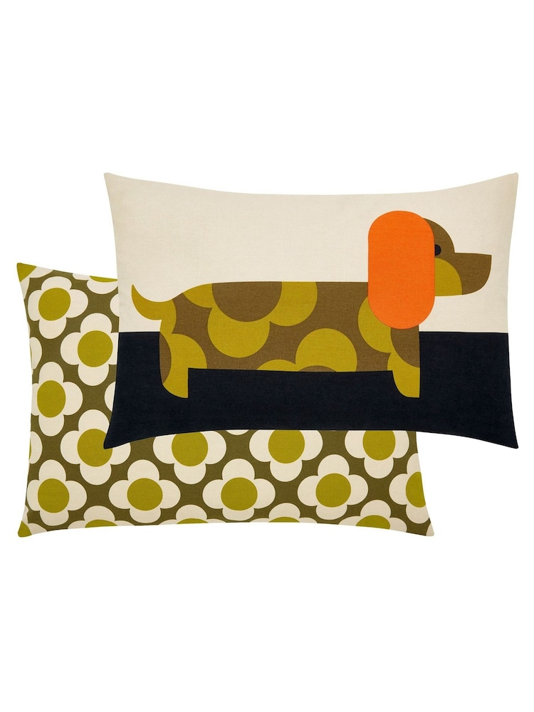 Orla Kiely 100% Cotton Daschund Cushion - Imagem 2 de 3