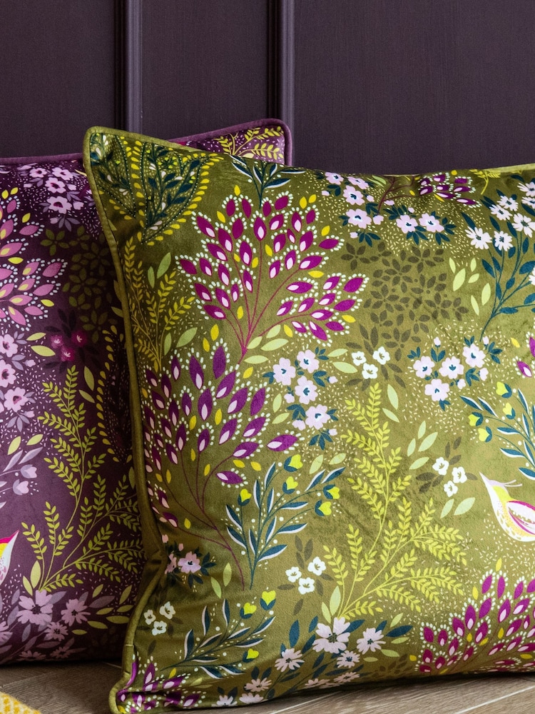 Sara Miller Songbird Cushion - Image 3 of 5