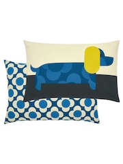 Подушка из 100% хлопка с таксами Orla Kiely - Изображение 2 из 3