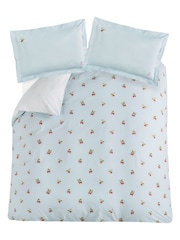 Sophie Allport Blue Strawberries Mist 100% Cotton Duvet Cover and Pillowcase Set - Image 2 of 6