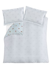 Sophie Allport Blue Strawberries Mist 100% Cotton Duvet Cover and Pillowcase Set - Image 3 of 6