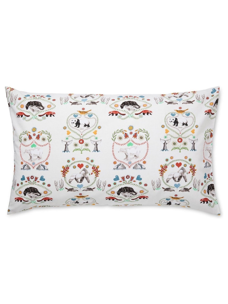 Cath Kidston Cream Save the Animal Duvet Cover and Pillowcase Set - Image 5 of 5