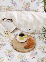 Cath Kidston White Lemon Trees Duvet Cover and Pillowcase Set - Image 3 of 5