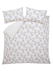 Cath Kidston White Lemon Trees Duvet Cover and Pillowcase Set - Image 4 of 5