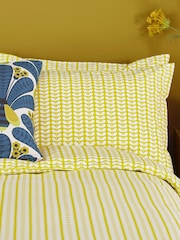 Orla Kiely Yellow Tiny Stem 100% Cotton Duvet Cover and Pillowcase Set - Image 2 of 4