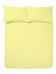 Orla Kiely Yellow Tiny Stem 100% Cotton Duvet Cover and Pillowcase Set - Image 3 of 4