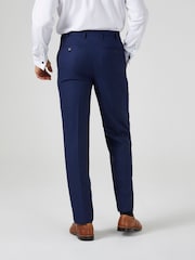 Skopes Navy Blue Harcourt Tailored Fit Suit Trousers - Image 2 of 4