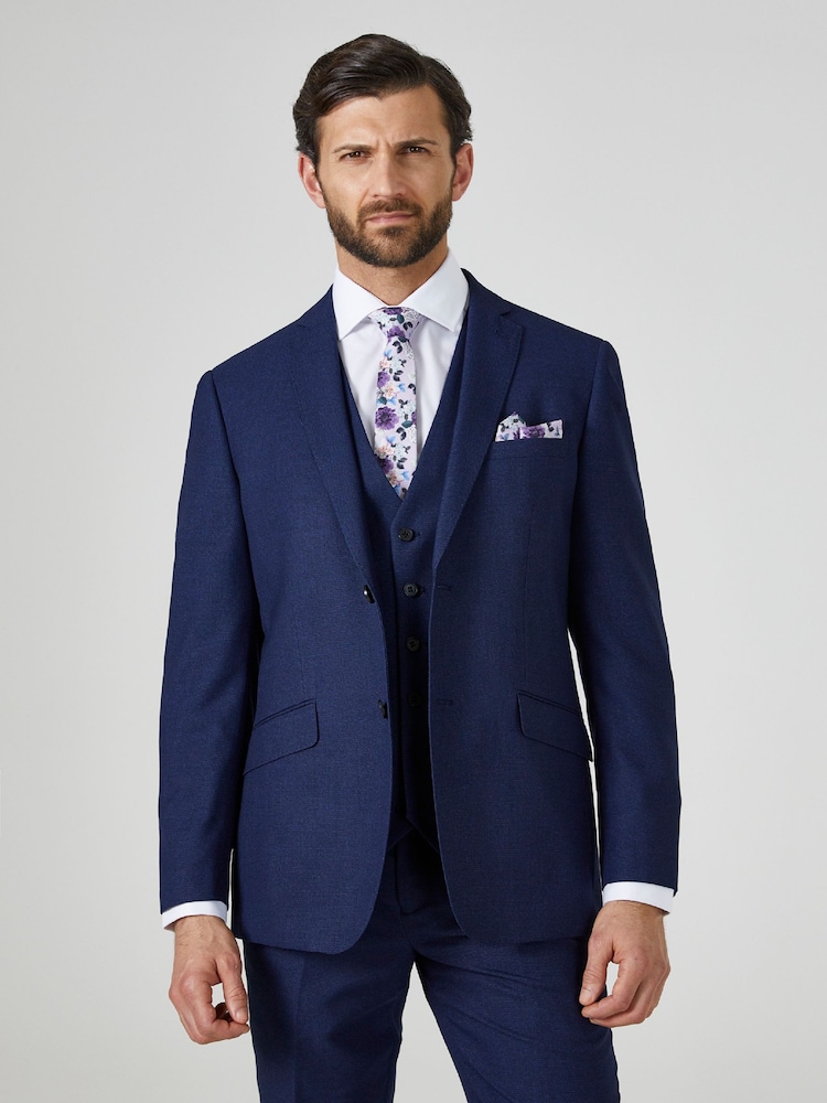 Skopes Blue Tailored Harcourt Suit Jacket - Image 1 of 8
