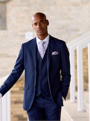 Skopes Blue Tailored Harcourt Suit Jacket - Image 6 of 8