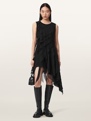 AllSaints Black Angie Dress - Image 5 of 6