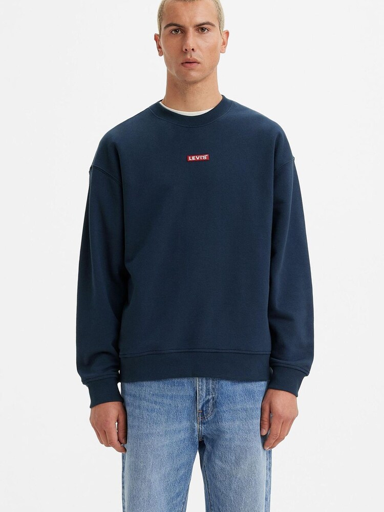Levi's® Blue Relaxed Baby Tab  Sweatshirt - Image 1 of 5