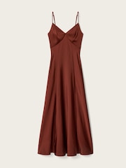 AllSaints Brown Irina Dress - Image 6 of 6