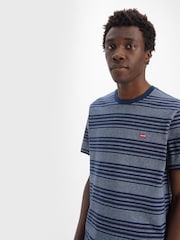 В синюю полоску - Levi's Оригинальный знак дома 100% Хлопковая футболка - Image 4 of 7