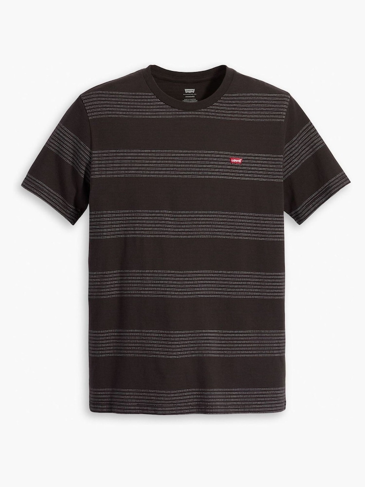 Levi's® Black Stripe Original Housemark T-Shirt - Image 5 of 7