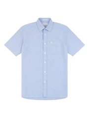 Jack Wills Blue 100% Cotton Stapleton Oxford Shirt - Image 5 of 6