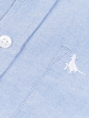 Jack Wills Blue 100% Cotton Stapleton Oxford Shirt - Image 6 of 6