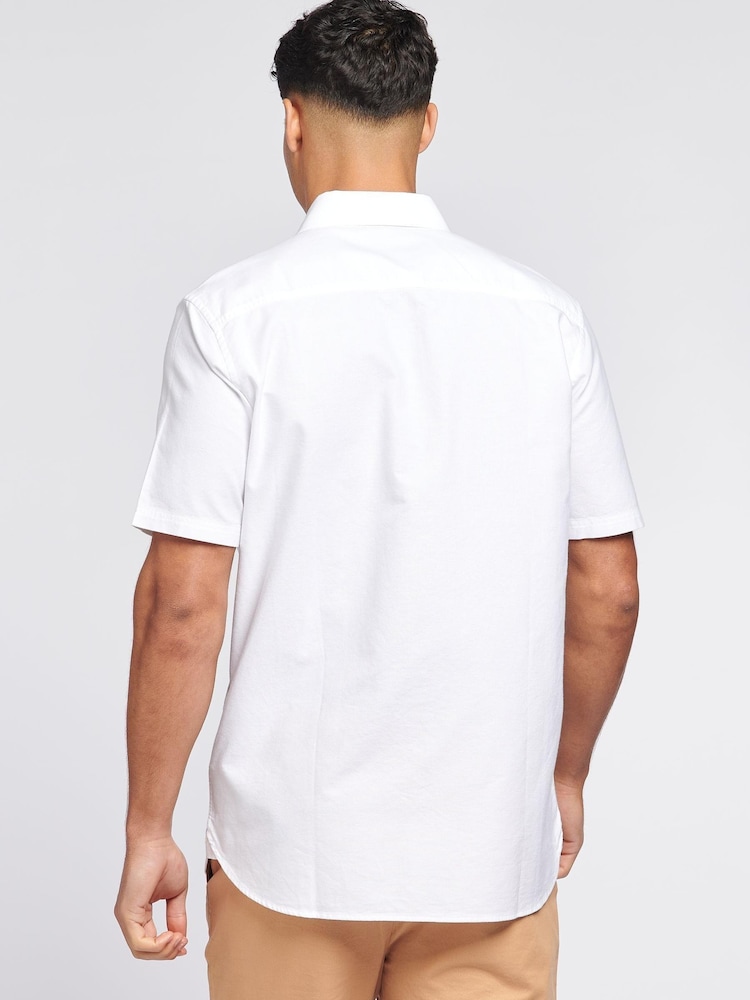 Jack Wills White 100% Cotton Stapleton Oxford Shirt - Image 2 of 6