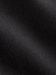 Black Wool Blend Four Pocket Funnel Neck Coat - Image 11 of 11