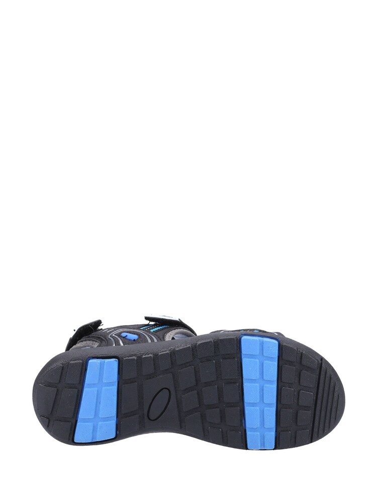Hush Puppies Mario Black Quarter Strap Sandals - Image 4 of 4