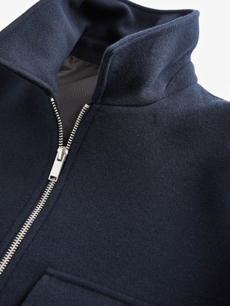 Navy Blue Trucker Jacket - Image 10 of 10