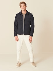 Navy Blue Trucker Jacket - Image 2 of 10