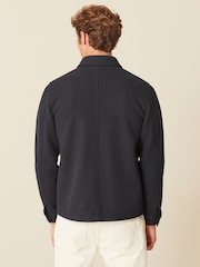 Navy Blue Trucker Jacket - Image 3 of 10