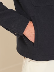 Navy Blue Trucker Jacket - Image 4 of 10