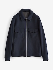 Navy Blue Trucker Jacket - Image 6 of 10